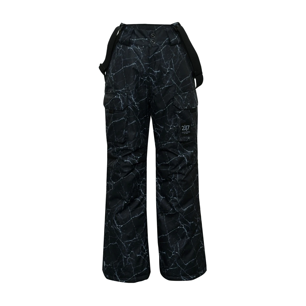 2117 Of Sweden - Lillhem - Junior Ski Bukser - Black Print 1 2117 Of Sweden - Lillhem - Junior Ski Bukser - Black Print