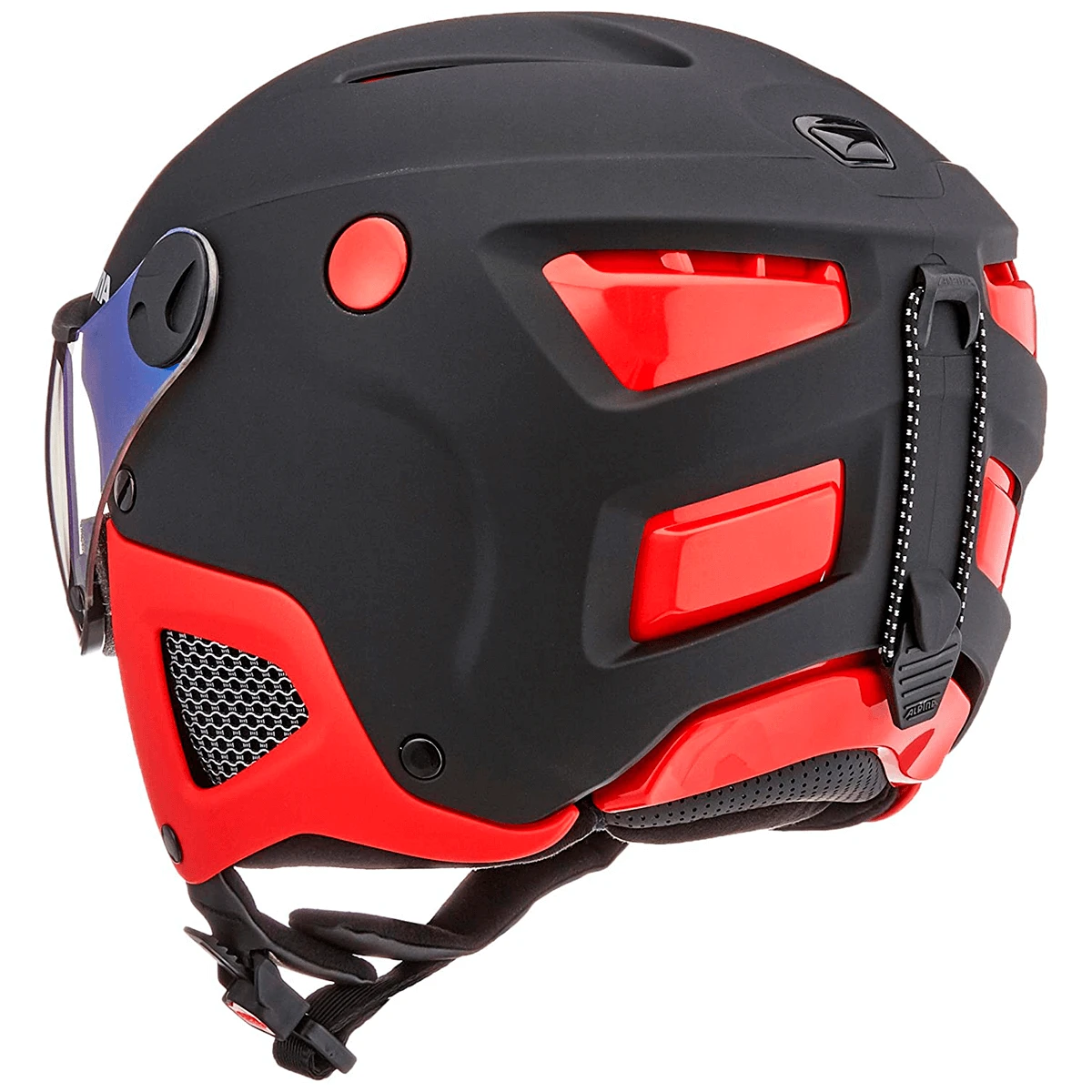 Alpina Attelas VHM - Skihjelm Med Visir - Sort/Rød Matt 2 Alpina Attelas VHM - Skihjelm Med Visir - Sort/Rød Matt - Billede 2