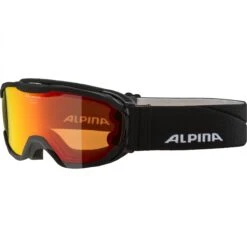 Alpina Pheos Jr. MM Skibriller Til Junior - Black Matt / Mirror Orange