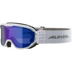 Alpina Pheos Jr. MM Skibriller Til Junior - White Matt / Mirror Blue