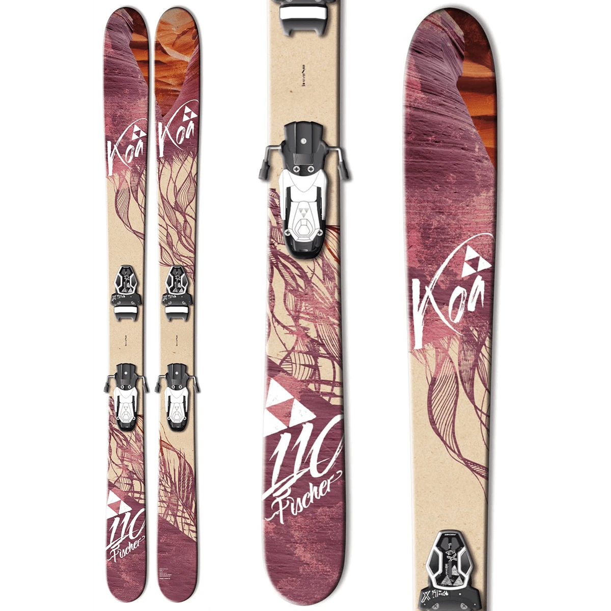 Fischer Koa 110 Freeride Ski 2 Fischer Koa 110 Freeride Ski - Billede 2