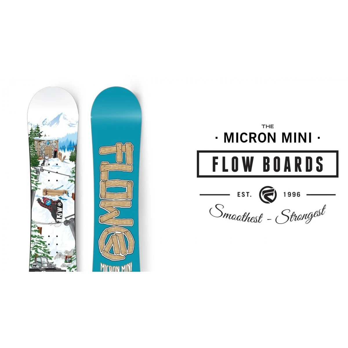 FLOW MICRON MINI SNOWBOARD 4 FLOW MICRON MINI SNOWBOARD - Billede 4