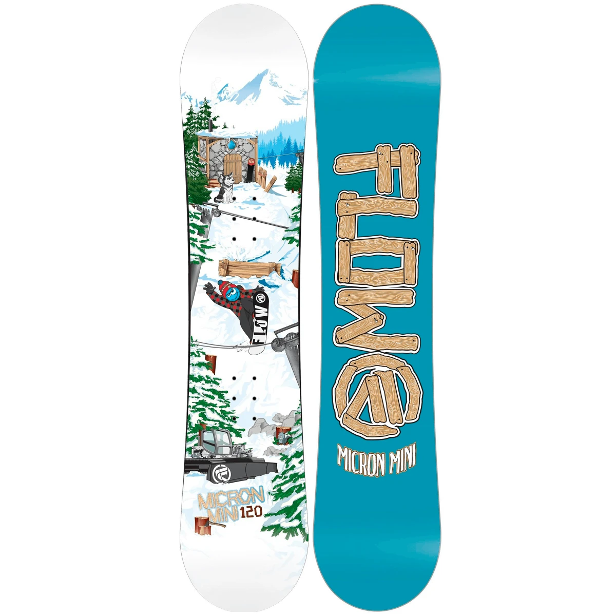 FLOW MICRON MINI SNOWBOARD 1 FLOW MICRON MINI SNOWBOARD