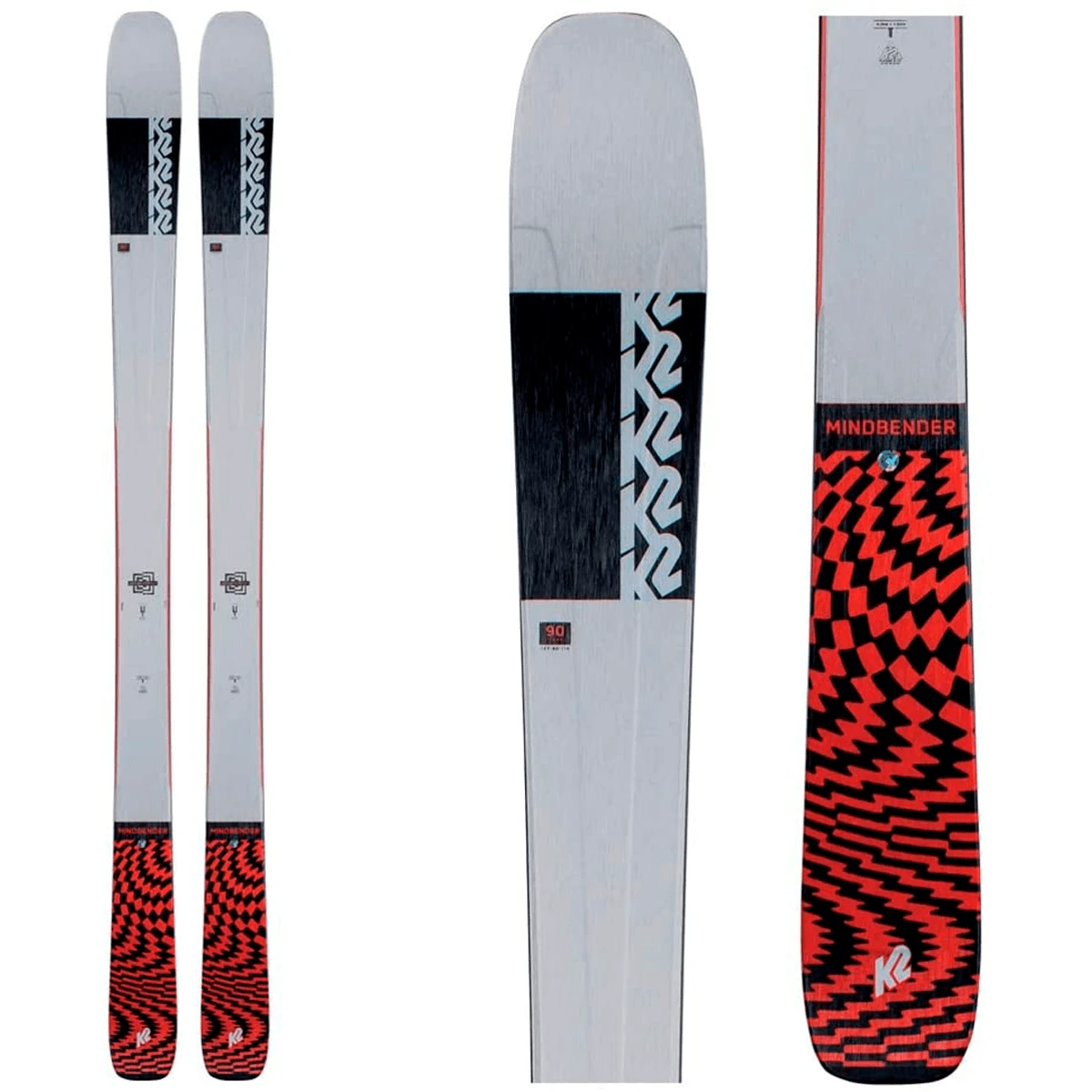 K2 Mindbender 90 TI All-Mountain Ski 1 K2 Mindbender 90 TI All-Mountain Ski