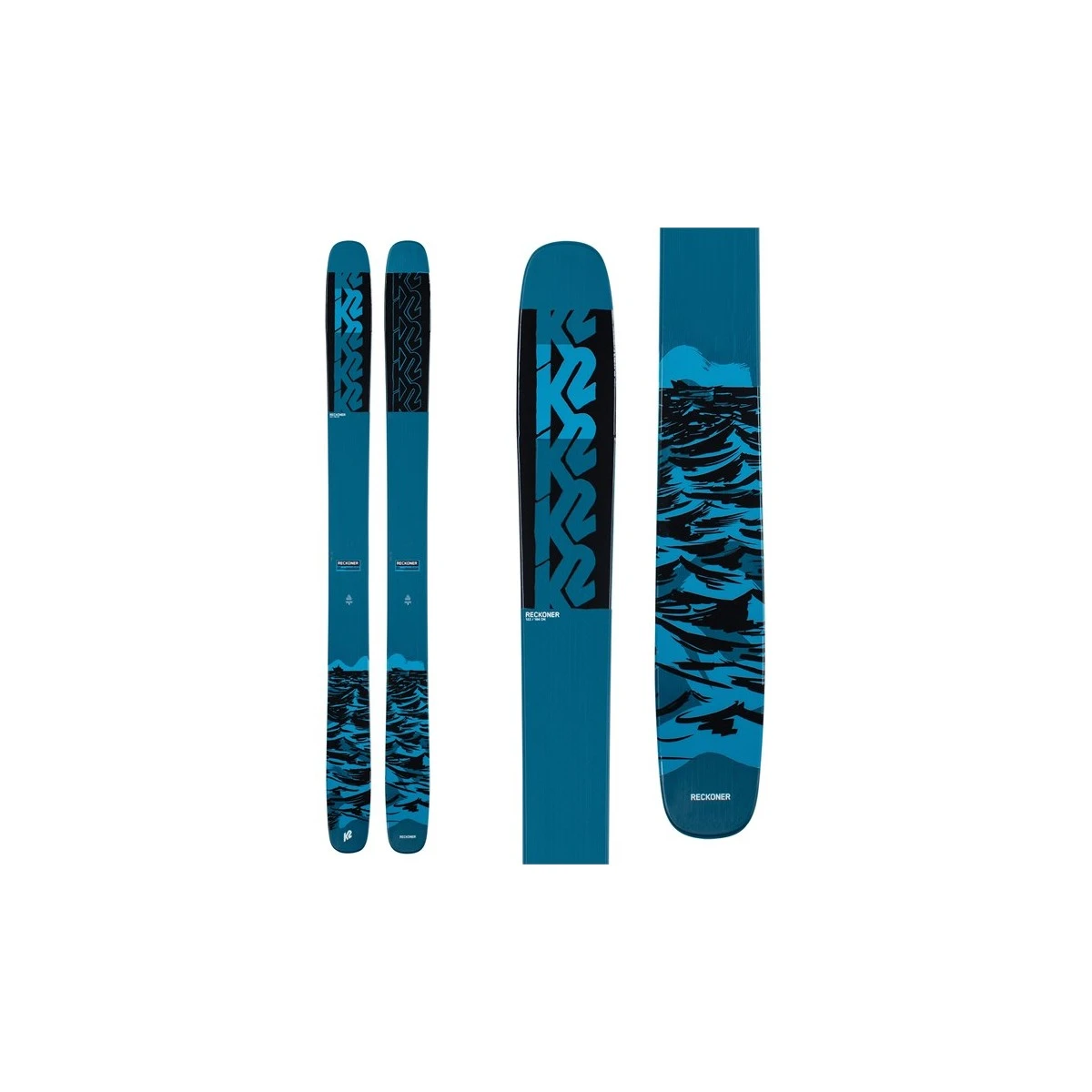 K2 Reckoner 122 Freeride Powder Ski 1 K2 Reckoner 122 Freeride Powder Ski