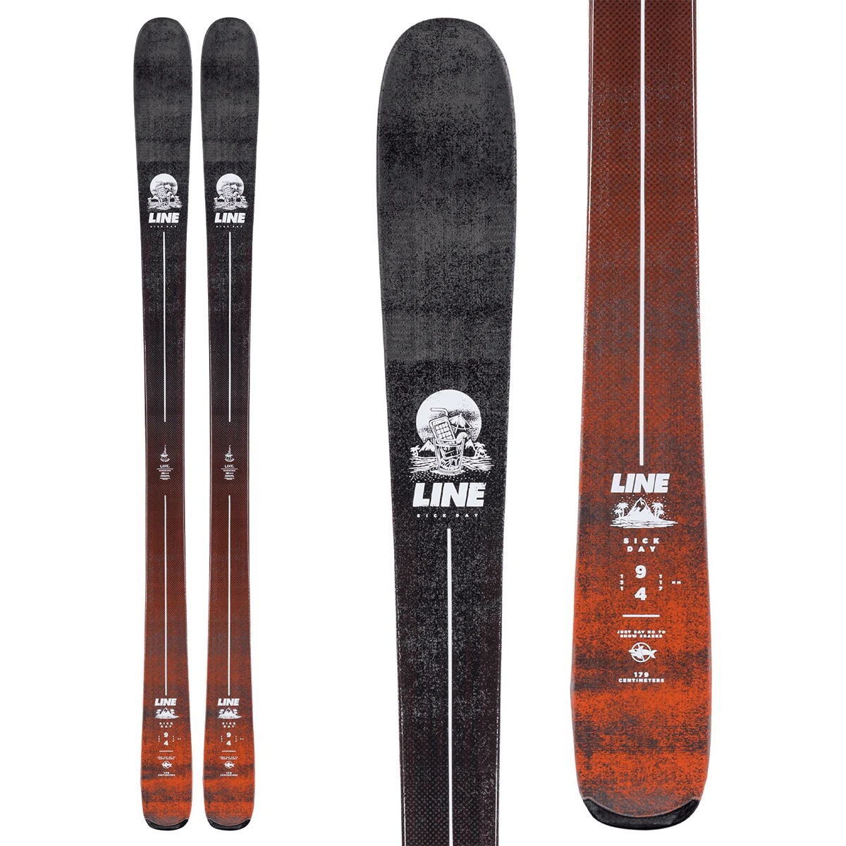 LINE Sick Day 94 All-Mountain Ski 4 LINE Sick Day 94 All-Mountain Ski - Billede 4