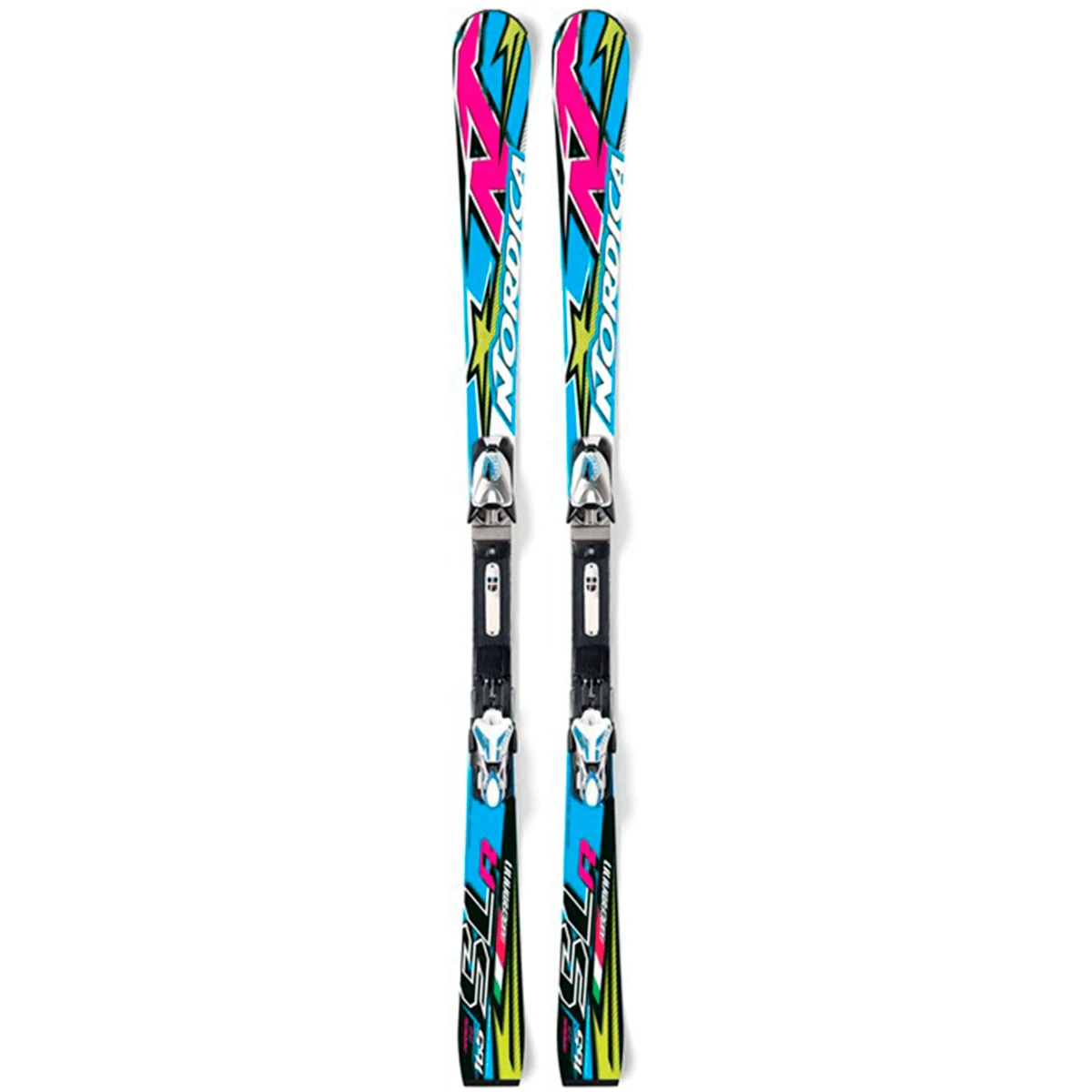 NORDICA DOBERMANN SLR POWER SKIS + COMP 20 BINDING 1 NORDICA DOBERMANN SLR POWER SKIS + COMP 20 BINDING
