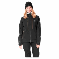 Picture - Aeron - 3L Dame Skal Jakke - Black -Skitema picture aeron 3l dame skal jakke black 2