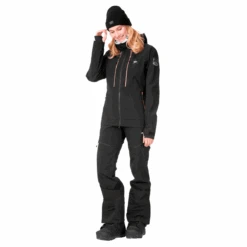 Picture - Aeron - 3L Dame Skal Jakke - Black -Skitema picture aeron 3l dame skal jakke black 3