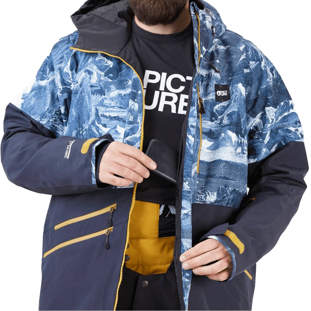 Picture - Stone - Herre Skijakke - Imaginary World 14 Picture - Stone - Herre Skijakke - Imaginary World - Billede 14