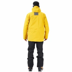 Picture - Zephir- Herre Skijakke - Lichen Green / Safran -Skitema picture zephir herre skijakke lichen green safran 2