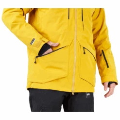 Picture - Zephir- Herre Skijakke - Lichen Green / Safran -Skitema picture zephir herre skijakke lichen green safran 5