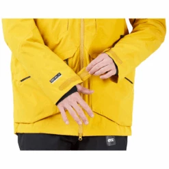 Picture - Zephir- Herre Skijakke - Lichen Green / Safran -Skitema picture zephir herre skijakke lichen green safran 9