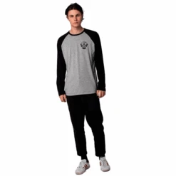 Planks - Eagle - Langærmet T-shirt - Sports Grey -Skitema planks eagle langaermet t shirt sports grey 2