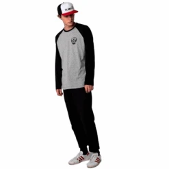 Planks - Eagle - Langærmet T-shirt - Sports Grey -Skitema planks eagle langaermet t shirt sports grey 3