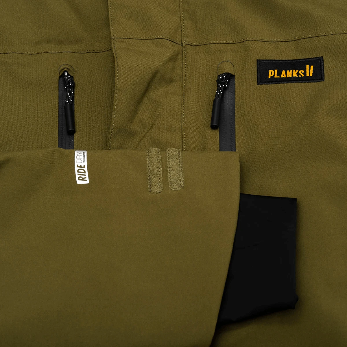 Planks - Good Times - Herre Skijakke - Army Green 3 Planks - Good Times - Herre Skijakke - Army Green - Billede 3