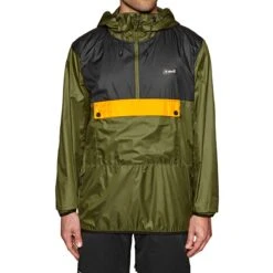 Planks - Radorak - Pakbar Herre Anorak - Army Green -Skitema planks radorak pakbar herre anorak army green 1