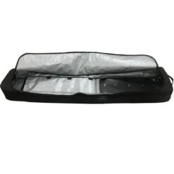 Skitema Snowfall Heavy Duty Roller Travel Double Skibag - Sort -Skitema skitema snowfall heavy duty roller travel double skibag sort 1