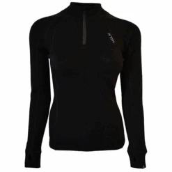 XTM 100% Merino Uld Undertrøje Med Lynlås - Dame